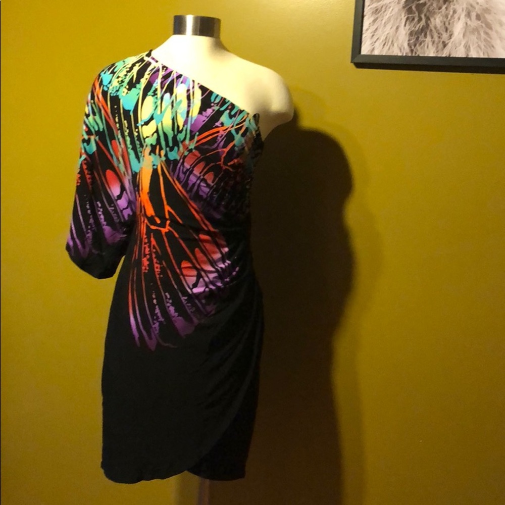 Bisou Bisou EUC one shoulder dress.